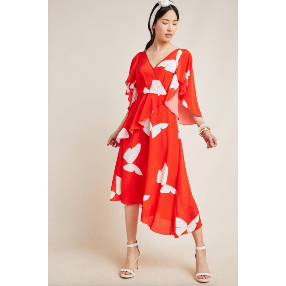 Tracy Reese silk Pascaline dress 6 Rare $598